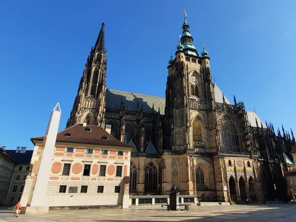 Pražský hrad s dětmi: Jižní věž katedrály sv. Víta