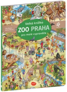 Dětská kniha o Praze - velkoformátové leporelo - Velká knížka ZOO PRAHA pro nejmenší čtenáře