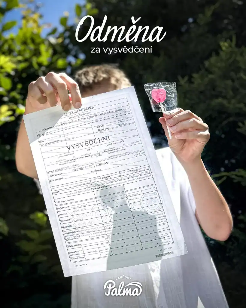 Zdarma v Praze - Odměna za vysvědčení