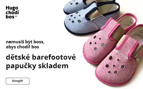 Papuče barefootové skladem