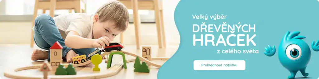 Velký výběr dřevěných hraček z celého světa